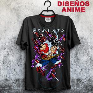 Camiseta de Luffy Gear 4 Snake Man, One Piece