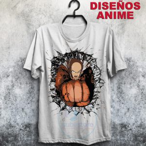 Camiseta de golpe de Saitama de One Punch Man