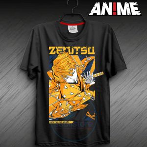 Camiseta de Zenitsu Agatsuma de Demon Slayer