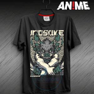 Camiseta de Inosuke de Demon Slayer