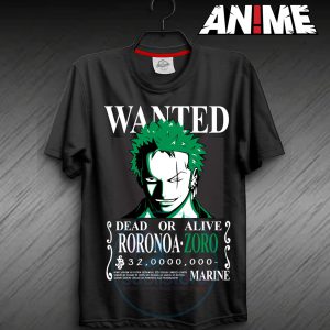 Camiseta de Zoro de One Piece