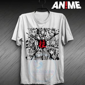 Camiseta de personajes de Demon Slayer/Kimetsu No Yaiba