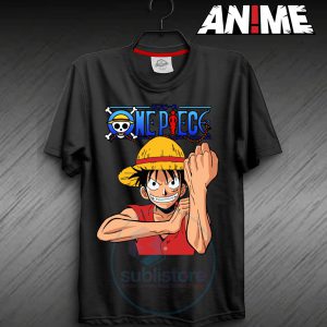 Camiseta de Luffy de One Piece